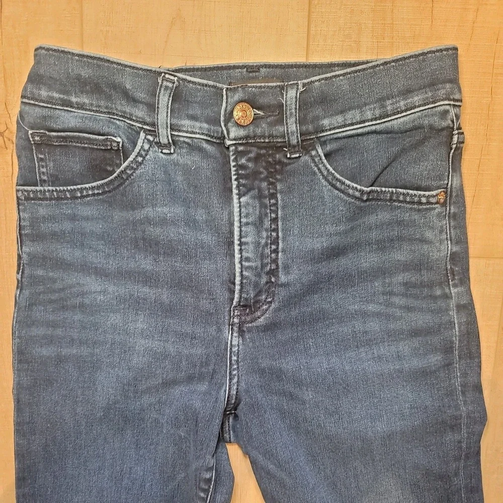 Express High Rise Bell flare Jeans Women's 4 - Picture 2 of 7